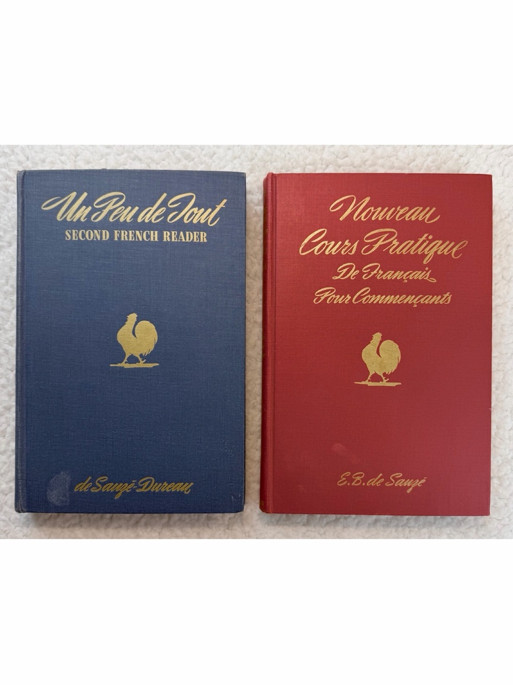 (VTG) WINSTON • 1940s French Language Hardcover Book Set of 2, OS